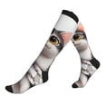 thumbnail image 1 of Compression Socks for Women and Men - Cute Cartoon Kitten Compression Socks Circulation for Workout, 1 of 8