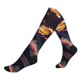 thumbnail image 1 of Compression Socks for Women and Men - Explosive Fluid Splash Art Compression Socks Circulation for Workout, 1 of 8