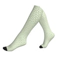 thumbnail image 1 of Compression Socks for Women and Men - Green green plants Compression Socks Circulation for Workout, 1 of 8