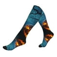 thumbnail image 1 of Compression Socks for Women and Men - Halloween Haunted House Compression Socks Circulation for Workout, 1 of 8