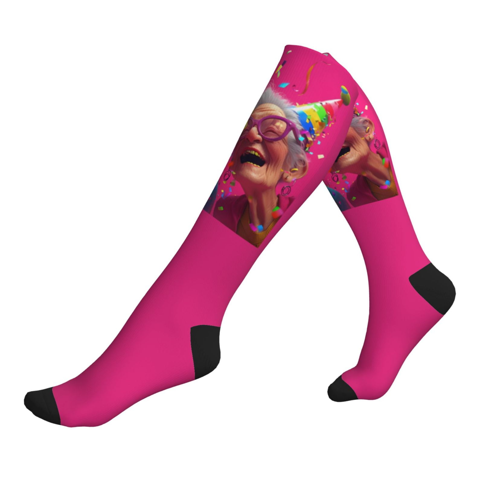 Compression Socks for Women and Men Happy Birthday No.102 Compression