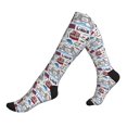 thumbnail image 1 of Compression Socks for Women and Men - London Landmark2 Compression Socks Circulation for Workout, 1 of 8