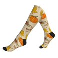 thumbnail image 1 of Compression Socks for Women and Men - Rustic Harvest Time Compression Socks Circulation for Workout, 1 of 8