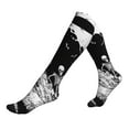 thumbnail image 1 of Compression Socks for Women and Men - Skeleton Wave Artwork Compression Socks Circulation for Workout, 1 of 8