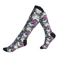 thumbnail image 1 of Compression Socks for Women and Men - cute Rainbow horse doodle cool Compression Socks Circulation for Workout, 1 of 8