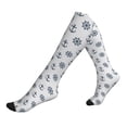 thumbnail image 1 of Compression Socks for Women and Men - rudder Anchors Vintage grey Compression Socks Circulation for Workout, 1 of 8