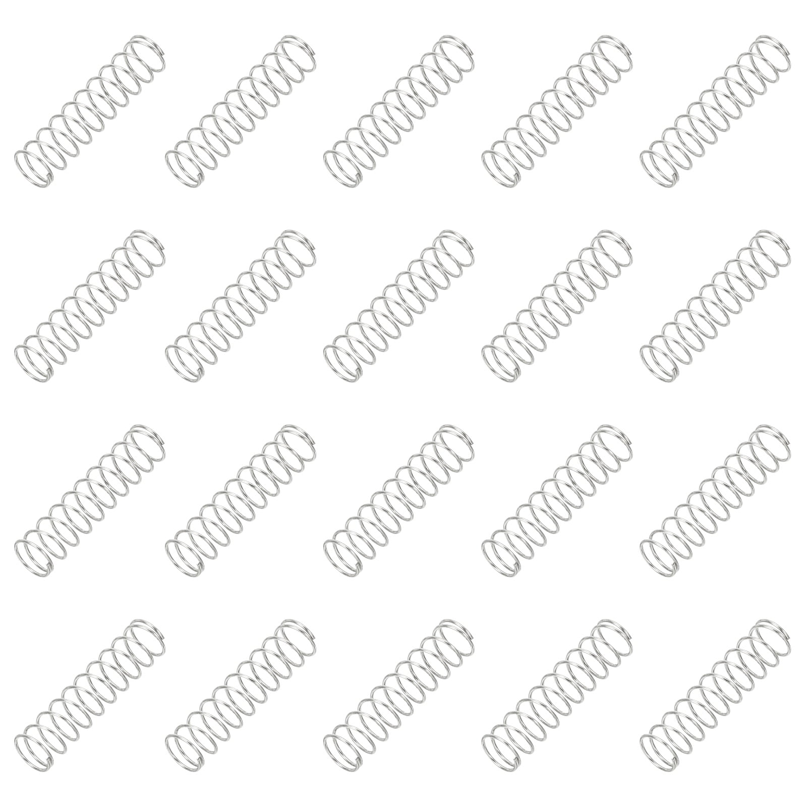 Uxcell Compression Spring Mechanical Extension Small Springs Pen ...