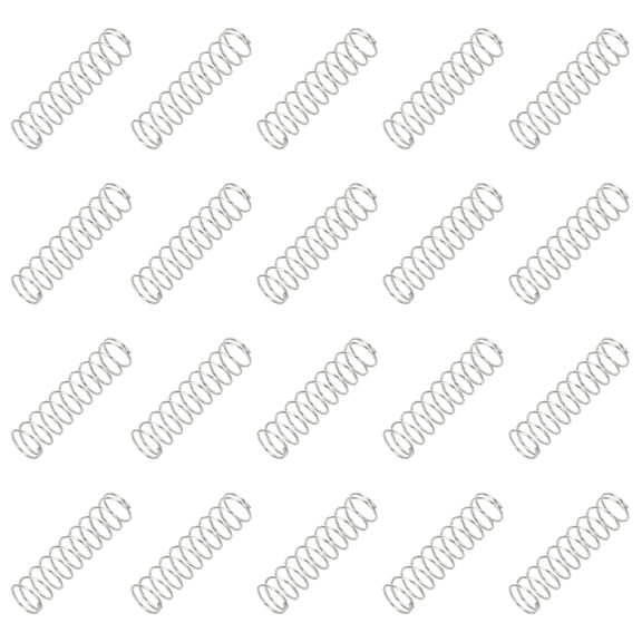 Uxcell Compression Spring Mechanical Extension Small Springs Pen Springs Assortment Kit for Shop and Home Repairs 5x0.4x20 mm