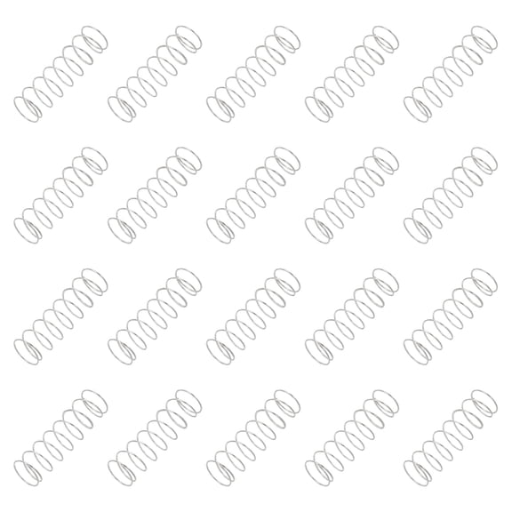 Uxcell Compression Spring Mechanical Extension Small Springs Pen Springs Assortment Kit for Shop and Home Repairs 12x0.6x35 mm