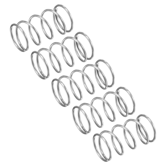 Compression Spring, 15 Pack 304 Stainless Steel, 16mm OD, 1.2mm Wire, 30mm Length