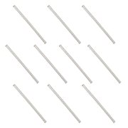 Compression Spring 2 mm OD 0.3 mm Wire 40 mm Free Length Extension Spring for DIY Projects Silver Tone, Pack of 10