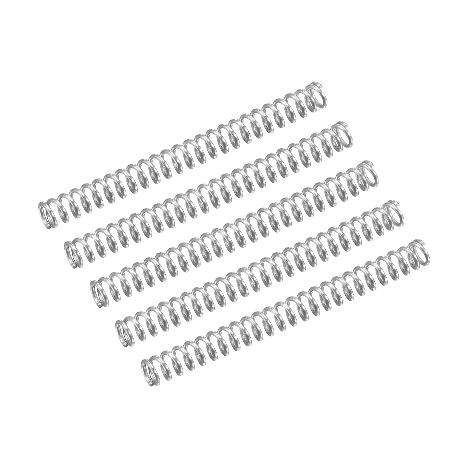 Compression Spring, 5 Pack 304 Stainless Steel, 2mm OD, 0.3mm Wire ...