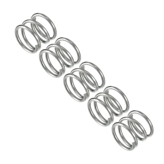 Compression Spring, 5Pcs 304 Stainless Steel, 17mm OD, 1.8mm Wire, 15mm Length