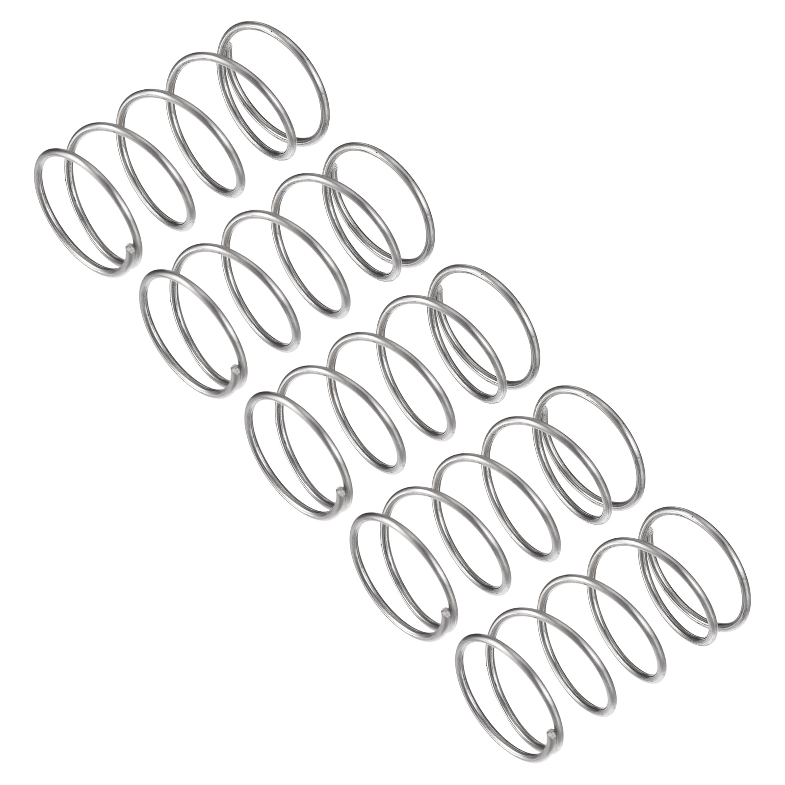 Compression Spring, 5Pcs 304 Stainless Steel, 25mm OD, 1.6mm Wire, 45mm ...