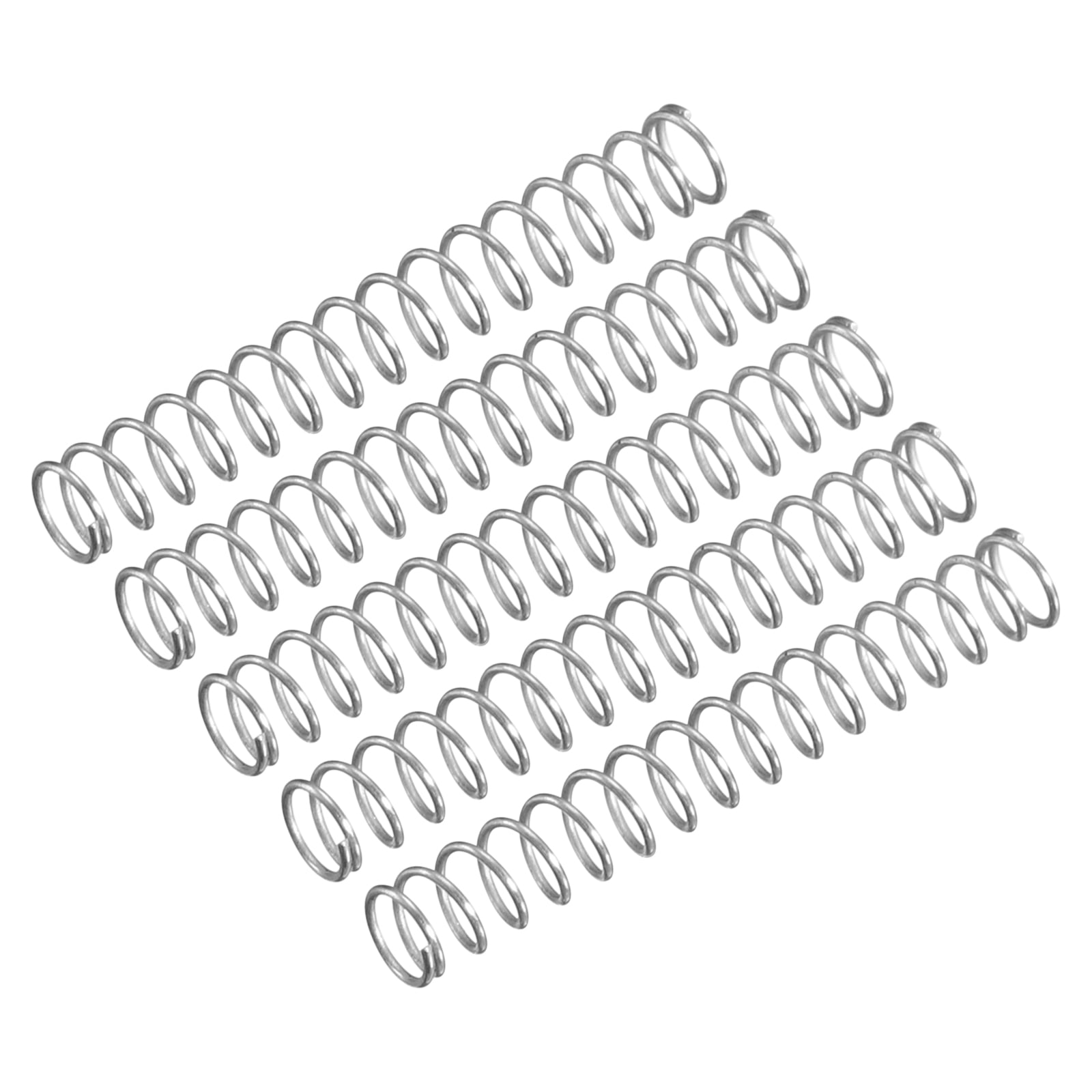 Compression Spring, 5Pcs 304 Stainless Steel, 3mm OD, 0.2mm Wire, 20mm ...
