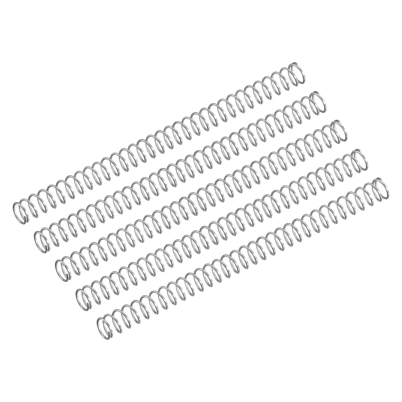 Compression Spring, 5Pcs 304 Stainless Steel, 3mm OD, 0.2mm Wire, 40mm ...