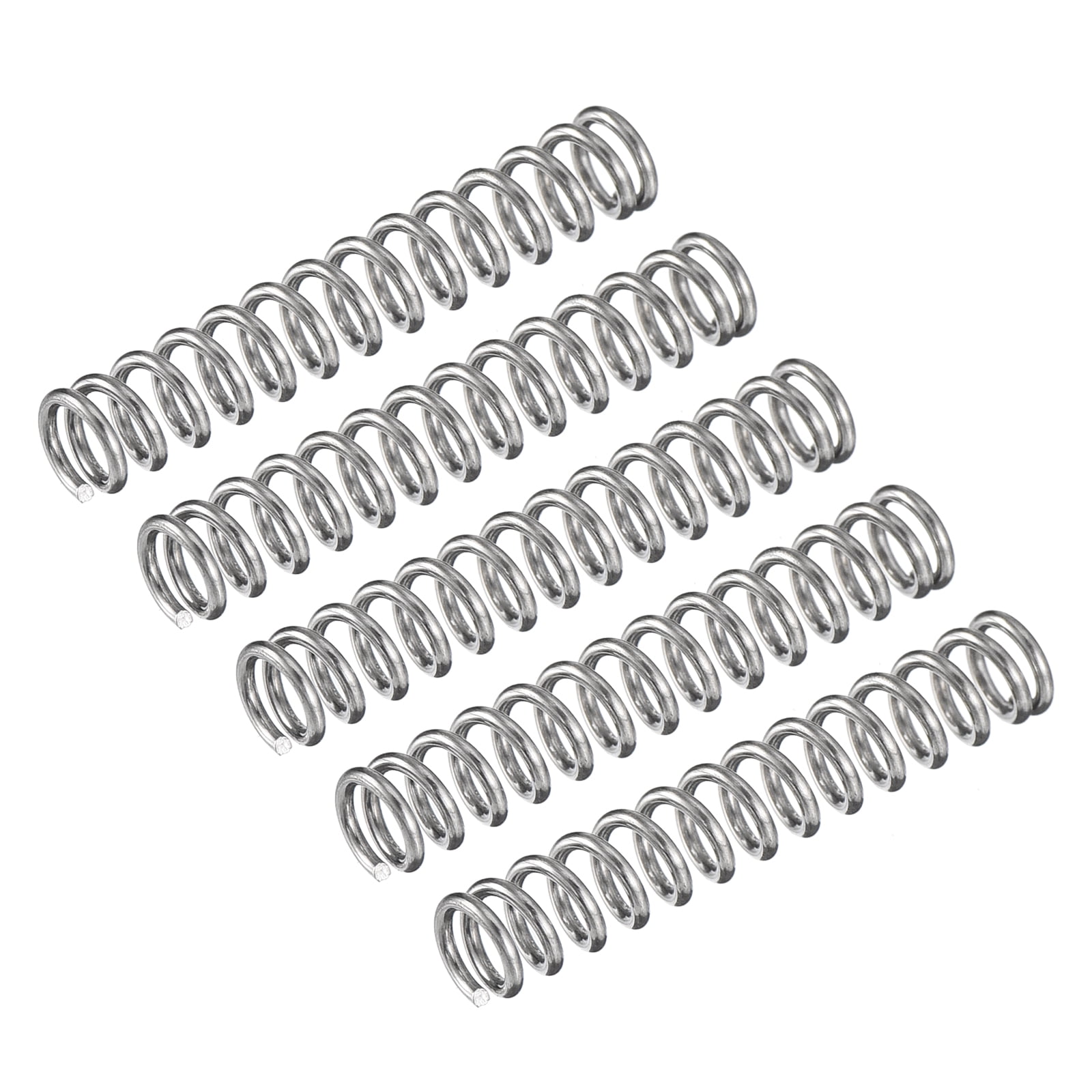 Druckfeder 80 mm Länge, Draht 0,5mm - 1,8mm Federstahl / Rückstell Druckfeder 80 mm Länge, Draht 0,5mm - 1,8mm Federstahl / Rückstell