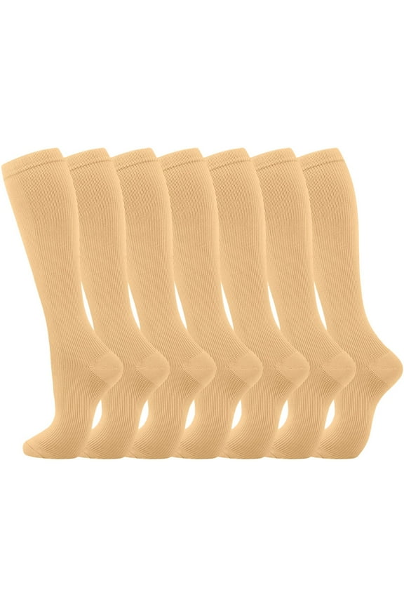 Compression Stockings For Enhanced Circulation Support During Athletic Running And Cycling Activities