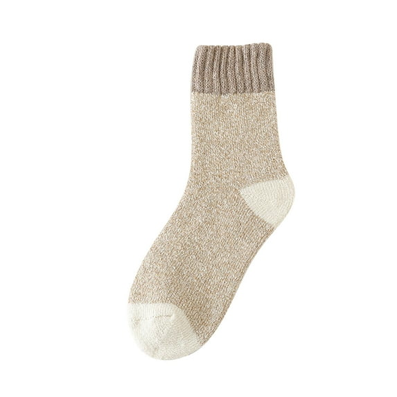 Compression Stockings for Women – Fashion Long Hose for Work & Pregnancy Men Stockings Fashionable Autumn And Winter New Pattern Color Matching Thickened Warm And Comfortable Men Socks