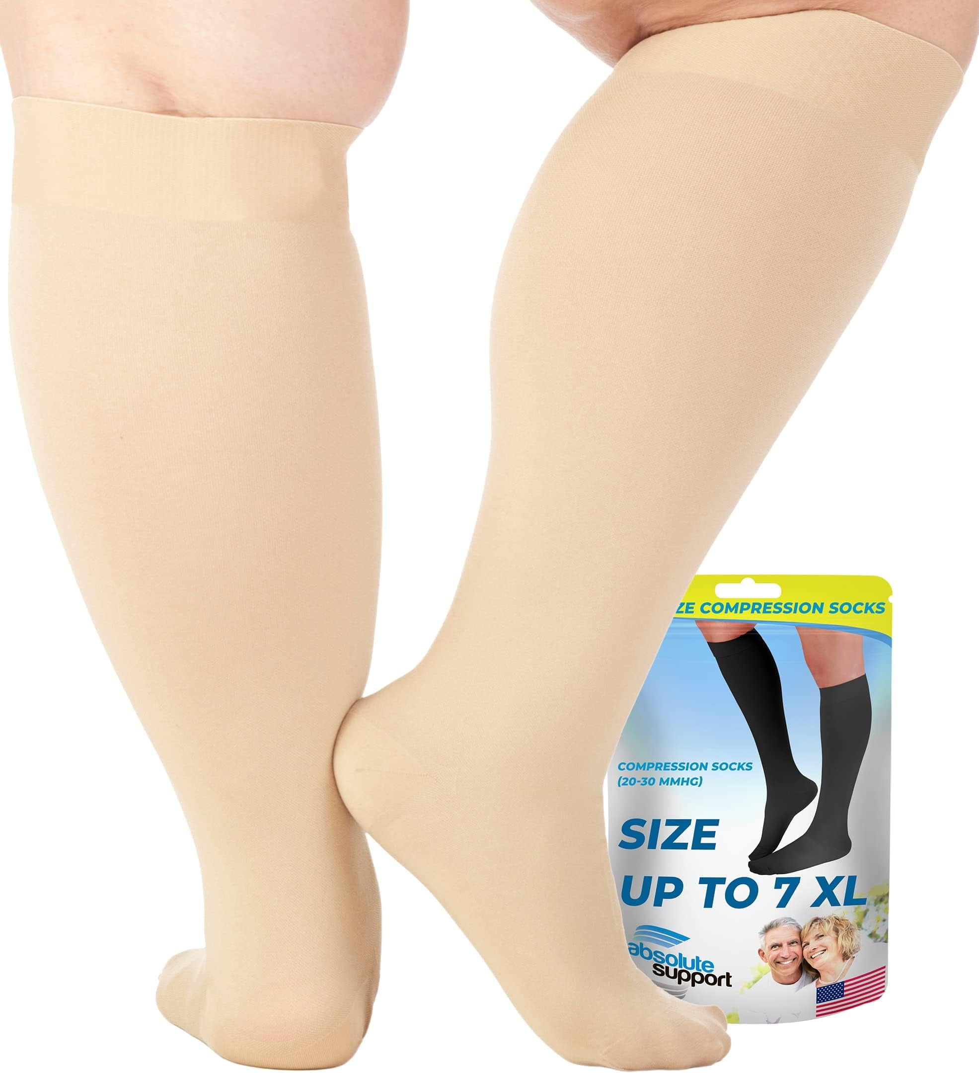 Absolute Support Unisex Medical Knee High Compression Stockings for ...