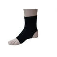 thumbnail image 1 of Compression Support Ankle Brace With Open Heel (Large, Black), 1 of 4