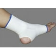 thumbnail image 1 of Compression Support Ankle Brace With Open Heel (X-Large, White w/ Blue Trim), 1 of 4