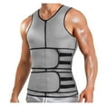 thumbnail image 1 of Compression Tank Tops Shirts for Men Slimming Workout Vest Tight Compression Tank Tops for Workout & Training A-Grey S, 1 of 6
