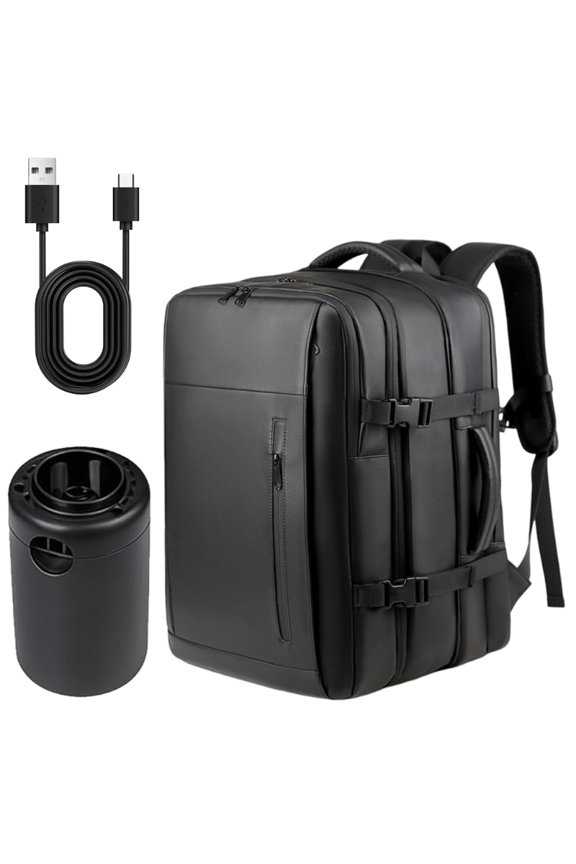 Compression Technology Backpack With Spacious Interior For International Travel