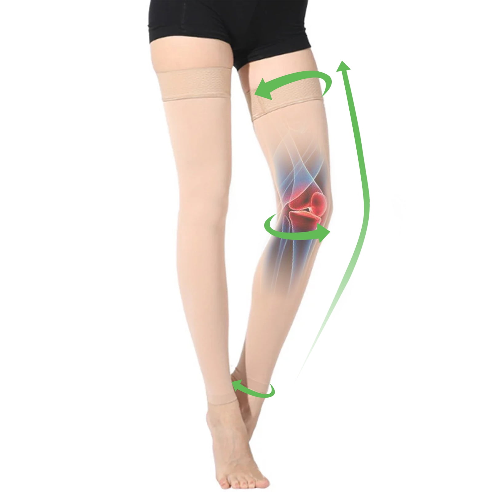 Compression Thigh High Unisex Compression Stockings Footless