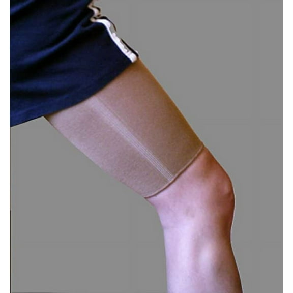 Compression Thigh Support/Hamstring Brace (Large Beige)