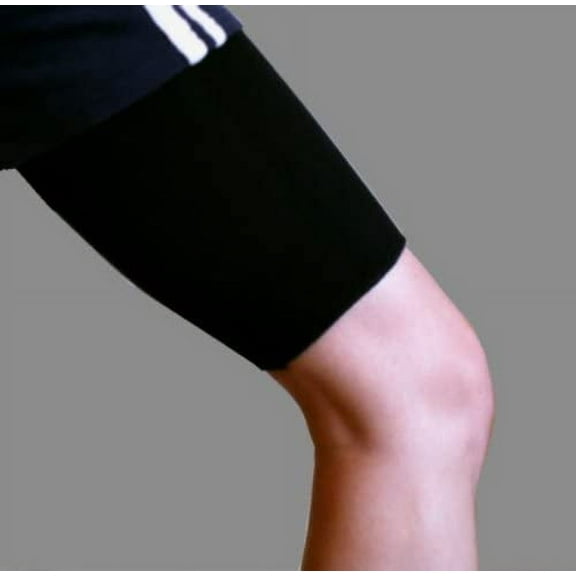 Compression Thigh Support/Hamstring Brace (Medium Black)