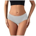 thumbnail image 1 of Compression Underwear Women,Seamless Breathable Pure Cotton With Low Waist And Sexy Solid Color Seamless Triangle Pants,Plus Size Wnderwear for Women(Size:M), 1 of 4