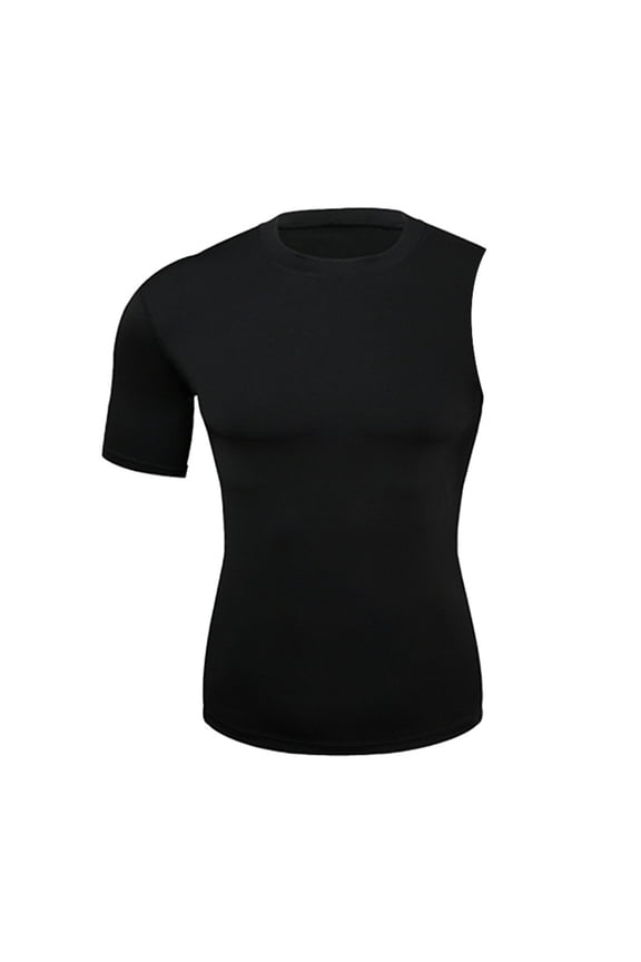 Compression Workout Shirt Athletic Performance Tight Fit Short Sleeve Top for Training Gym Running and Sports Non Shrinking T Shirts for Men Shirts for Man T Shirt Pack
