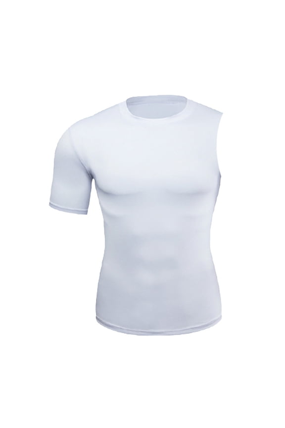 Compression Workout Shirt Athletic Performance Tight Fit Short Sleeve Top for Training Gym Running and Sports Non Shrinking T Shirts for Men Shirts for Man T Shirt Pack