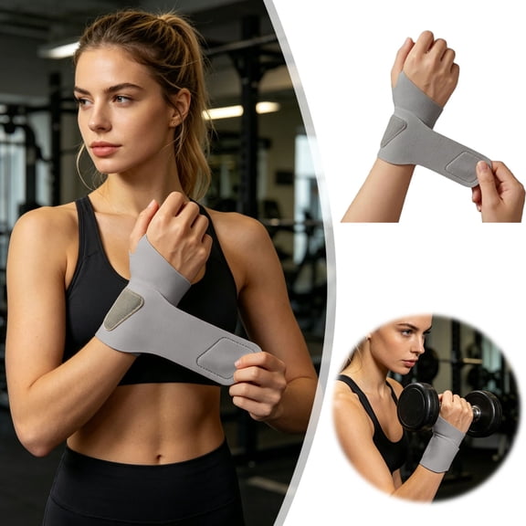 Compression Wrist Wrap Elastic Joint Brace Sports Palm Support Sleeve Thumb Loop Protective Band Flexible Training Stabilizing Gear Limb Care Accessory ,C - A