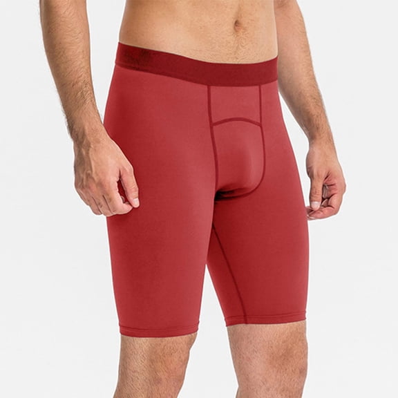 Compression Yoga Shorts for Men Stretchy Slim Mid Waisted Gym Biker Short Mens Casual Solid Color Breathable Fitness Clothes Workout Half Pants
