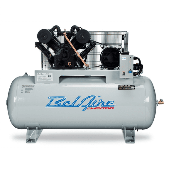 IMC (Belaire) 10 HP 120 Gallon 175 PSI 230 Volt Air Compressor 10 HP 120 Gallon Horizontal 175 PSI 230 3 60 32 CFM C2 Pump