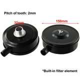 Compressor Male Threaded 32mm Air Intake Silencer Filter Shell 150mm ...