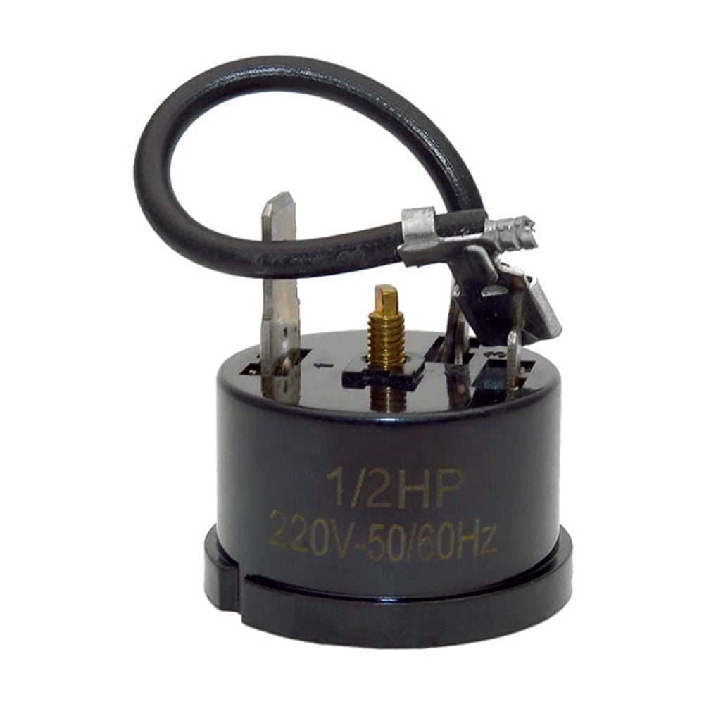 Compressor Protector Refrigerator Thermal Overload Protector,1/2HP 1/3HP 1/4HP 1/5HP 1/6HP Refrigerator Compressor Overload Thermal Protector PTC Start Relay Protector Freezer Replace Part