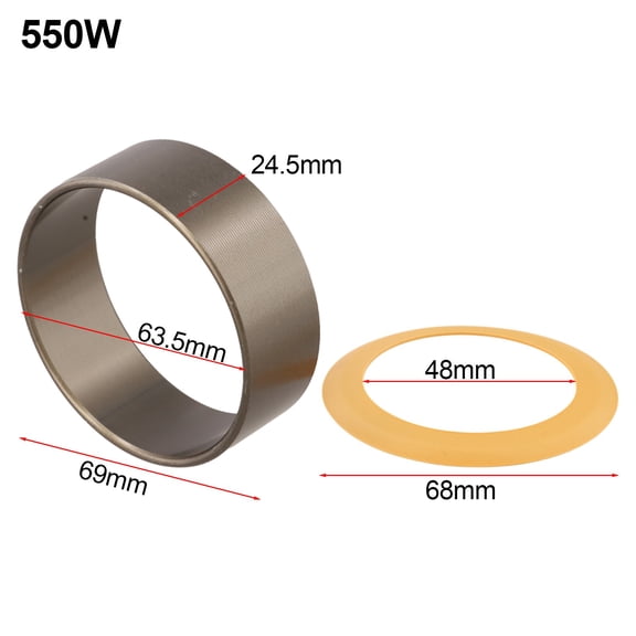Compressor Sleeve Piston Piston Ring Compressor Cylinder Ring Top Sale Vacuum Accessories Cylinder Mute Oil-Free Parts
