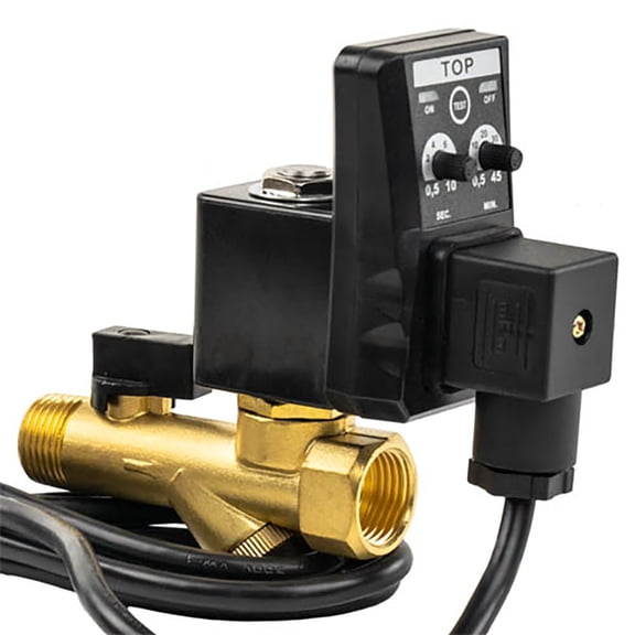 Compressor Source CS-1PCD110, ABS Plastic 1/2" 2/2 Way Direct Acting Valve