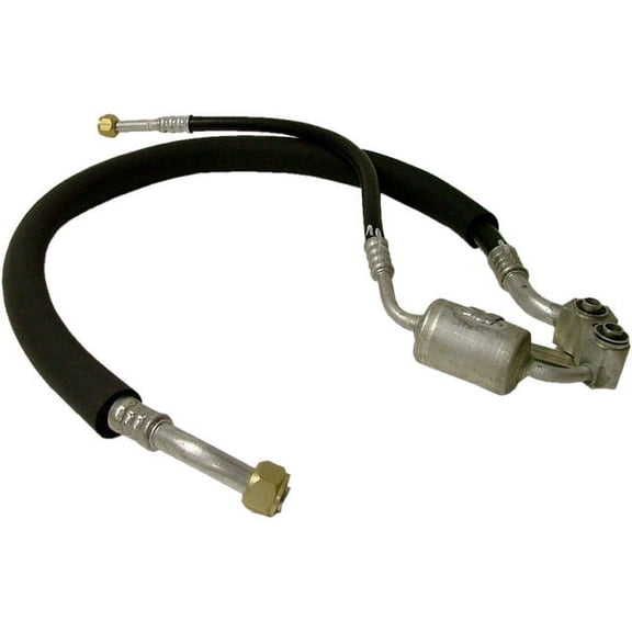 Compressor To Condenser A/C Hose - Compatible with 2001 - 2002 Chevrolet Express 3500 5.7L V8 L31 VIN R - AC Delco