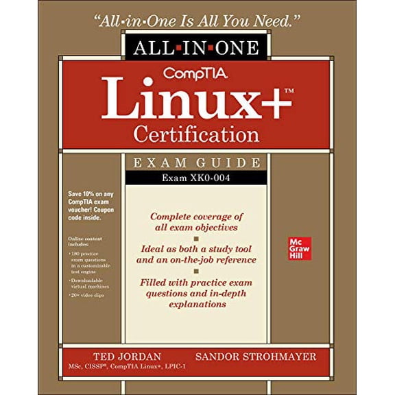 Pre-Owned Comptia Linux+ Certification All-In-One Exam Guide: Exam Xk0-004 (Paperback) 1260457346 9781260457346