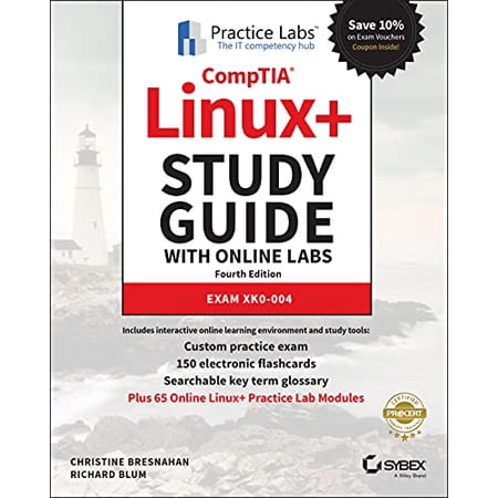 Pre-Owned CompTIA Linux+ Study Guide with Online Labs: Exam XK0-004 (Paperback) by Christine Bresnahan
