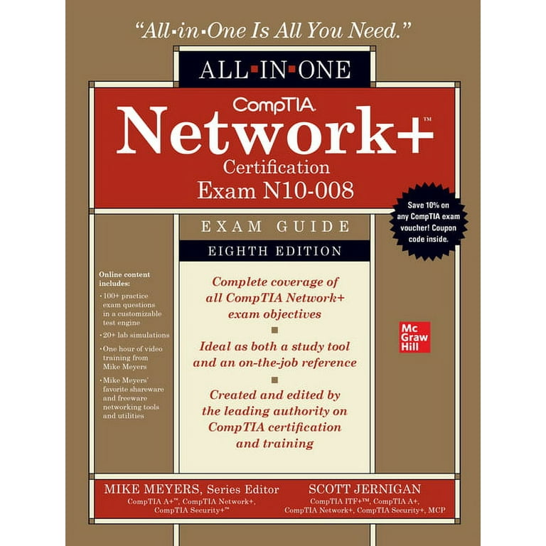 Comptia Network+ Certification All-In-One Exam Guide, Eighth Edition (Exam  N10-008) (Hardcover)