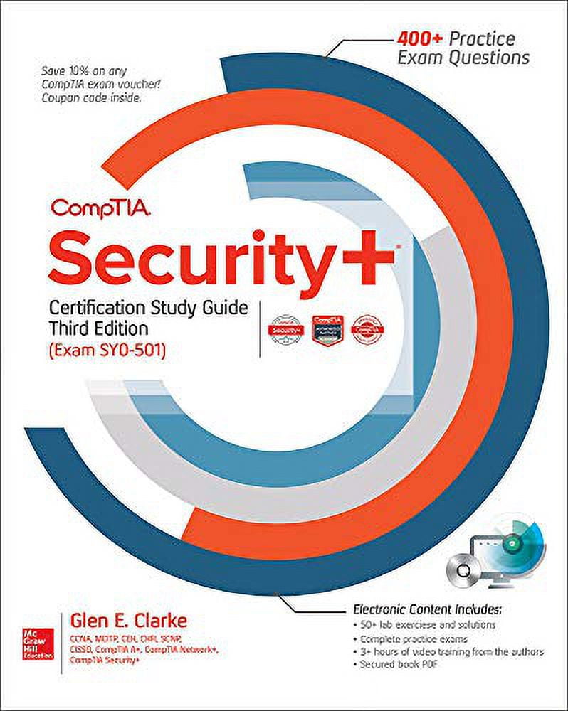 Pre-Owned Comptia Security+ Certification Study Guide, Third Edition (Exam Sy0-501) (Paperback) 1260026051 9781260026054