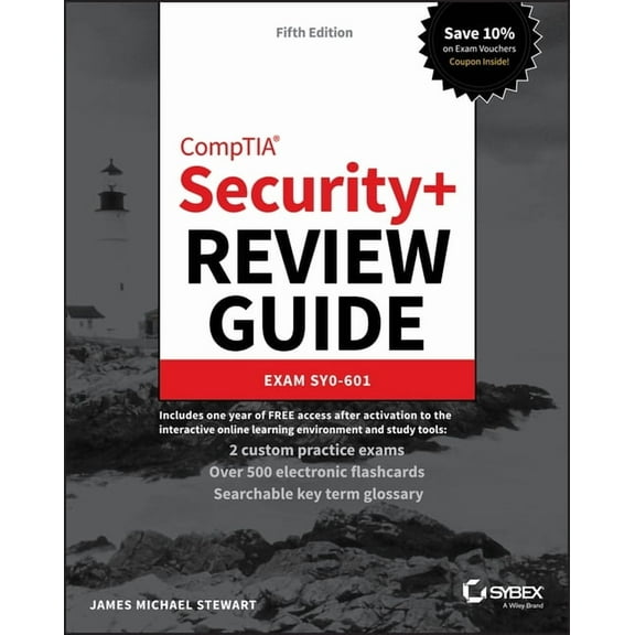 Comptia Security+ Review Guide: Exam Sy0-601, (Paperback)