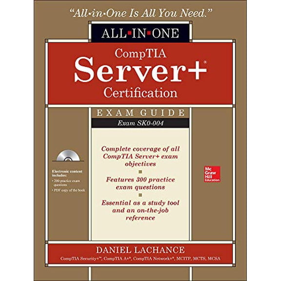 Pre-Owned Comptia Server+ Certification All-In-One Exam Guide (Exam Sk0-004) [With CDROM] (Hardcover) 125983803X 9781259838033