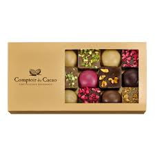 Comptoir du Cacao Assortiment Praliné Feuilleté_45 chocolats