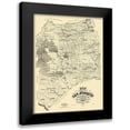 thumbnail image 1 of Compton 19x24 Black Modern Framed Museum Art Print Titled - San Joaquin California Landowner - Compton 1895, 1 of 5